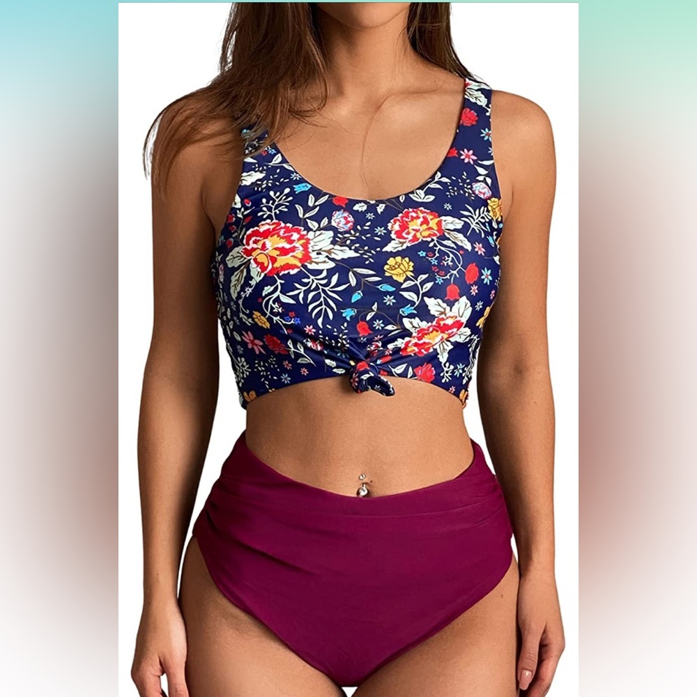 NWOT Size Large High Waist Bikini